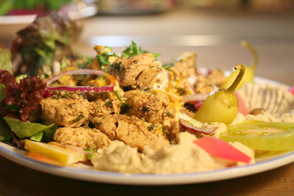 Spezialitäten im Pitabrot